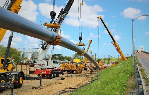 Direct Pipe Installation Under Sabine Neches Levee