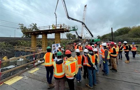 The Moles Arrange Student Tour at Portal North Bridge